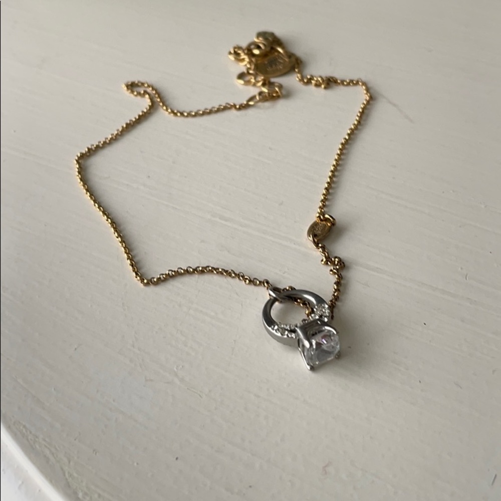 Juicy Couture Diamond Ring Necklace